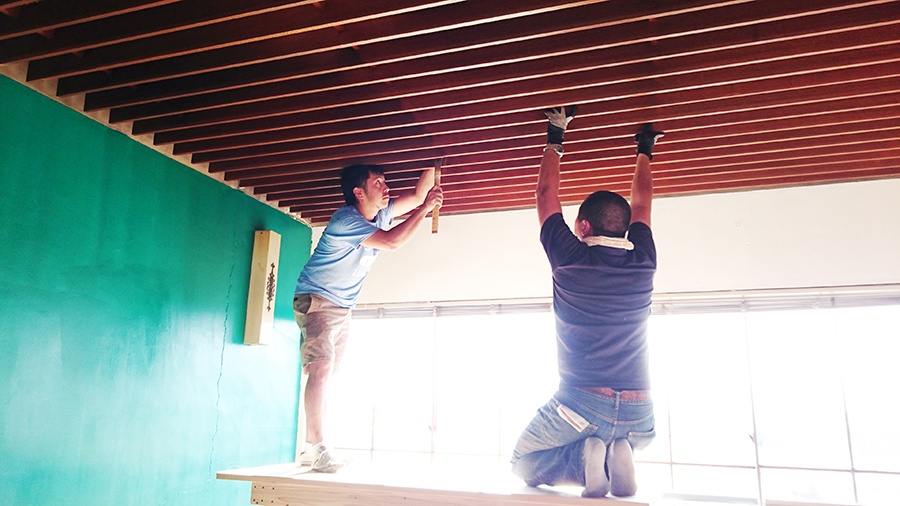 DIYで最後の仕上げ！