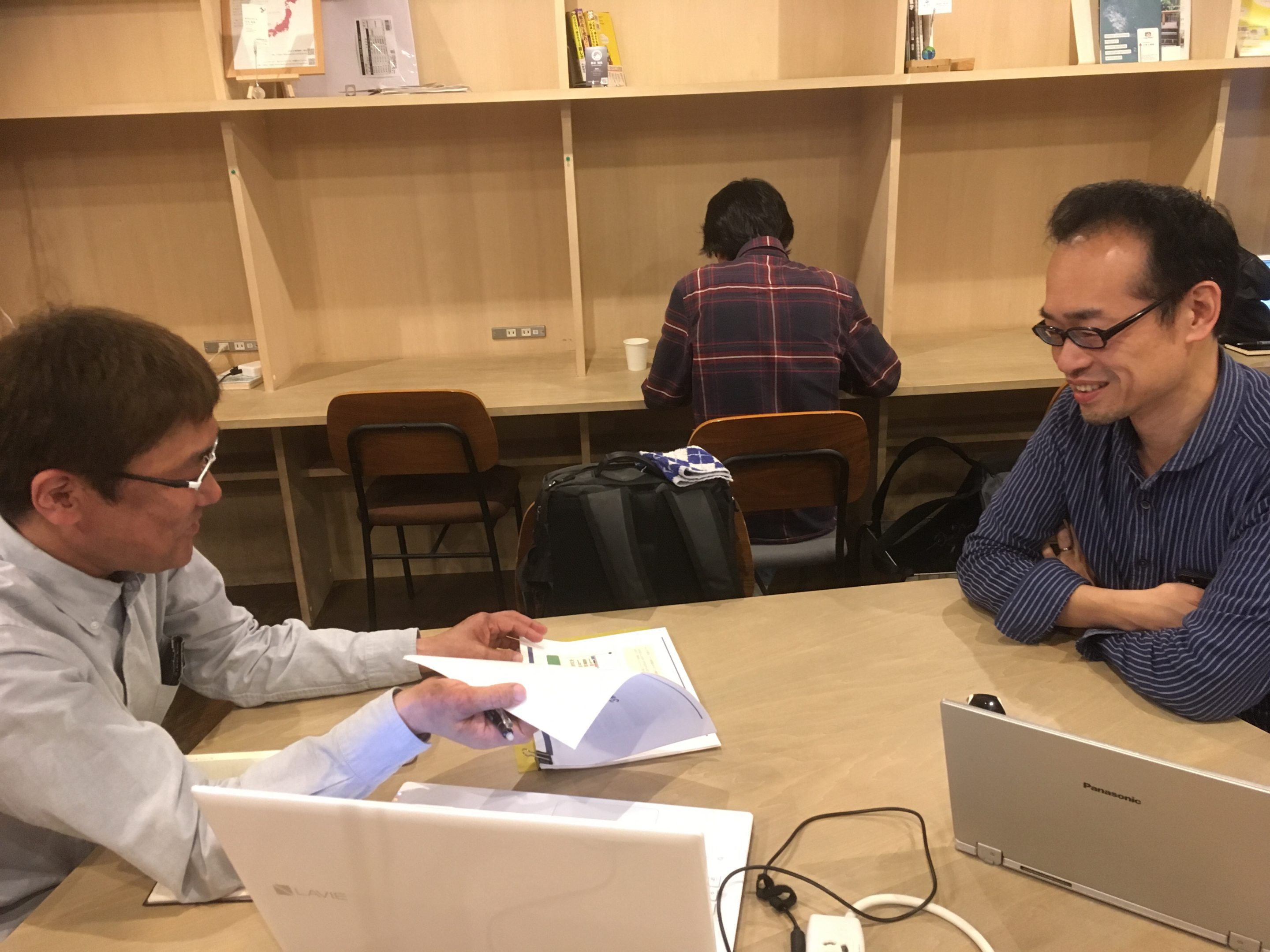 今週のイベントの様子　①お仕事相談会