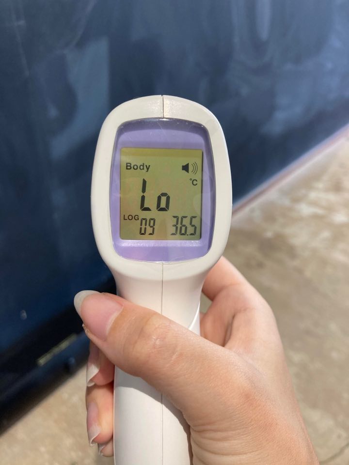 来客者・１DAY利用の方の検温にご協力ください