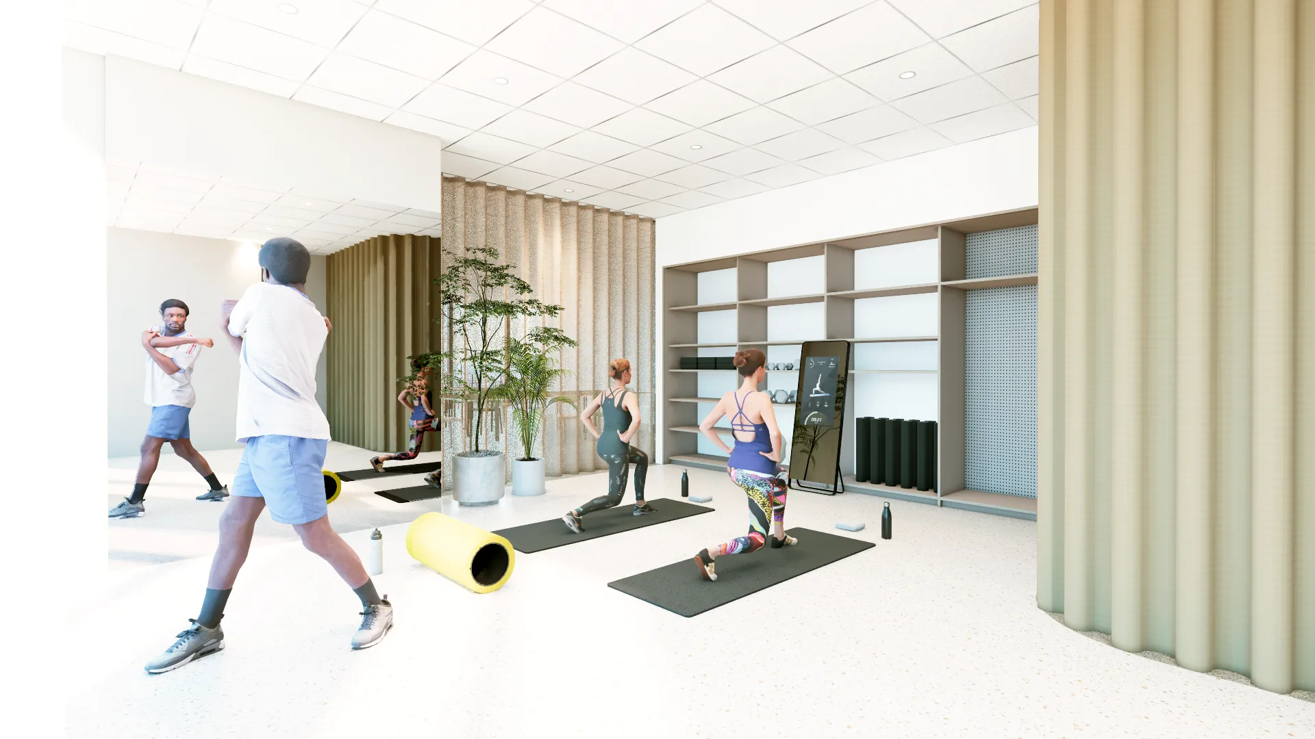 アスレチックゾーン・リフレッシュスペース｜co-ba 横浜関内